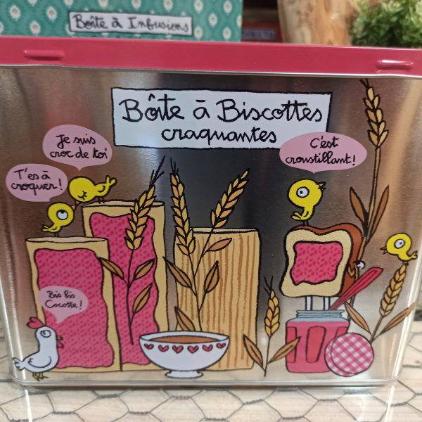 CAIXA DE LLAUNA PER LES BISCOTES by derrière la porte