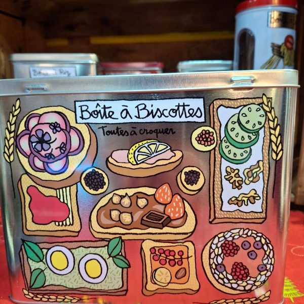 CAIXA DE LLAUNA PER LES BISCOTES by derrière la porte