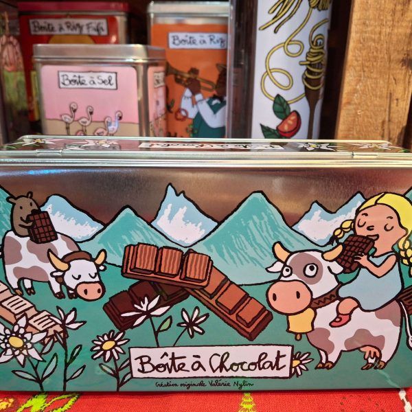 CAIXA DE LLAUNA PER XOCOLATA by derrière la porte